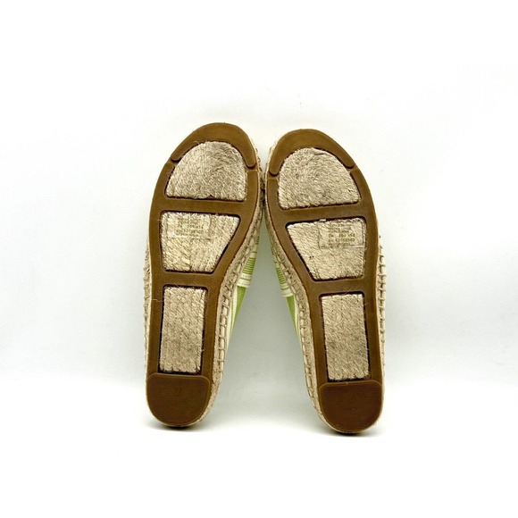 Tory Burch Shoes Women Size 7m Canvas Printed Espadrilles Slip On - Picture 5 of 7